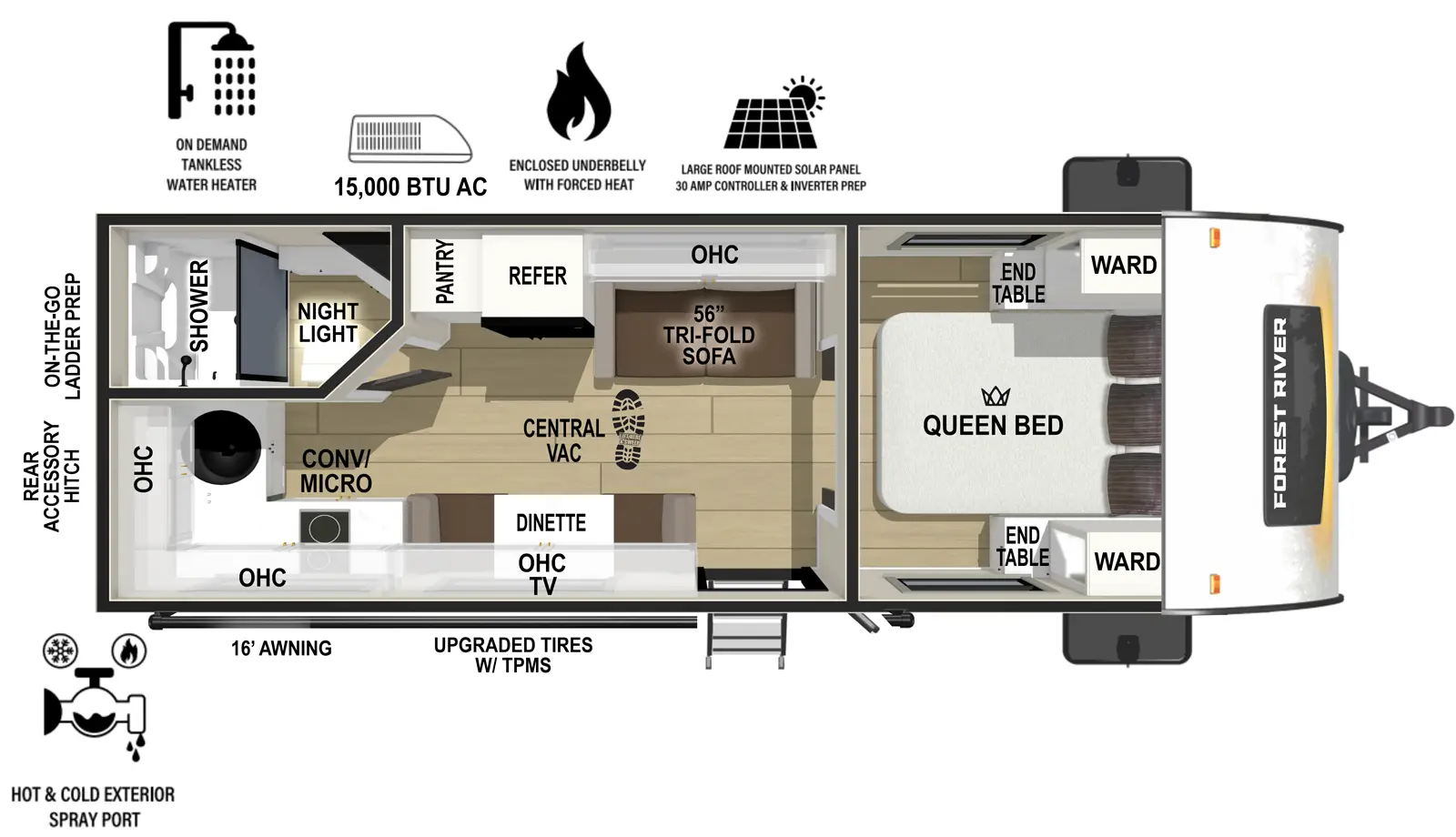 R Pod West Coast RP-205 Floorplan